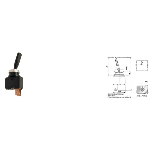 INTERRUTTORE A LEVA ON-OFF