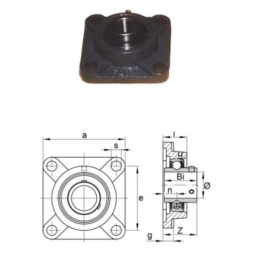 SUPPORTO FLANGIA CUSCINETTO UCF 210 d.50