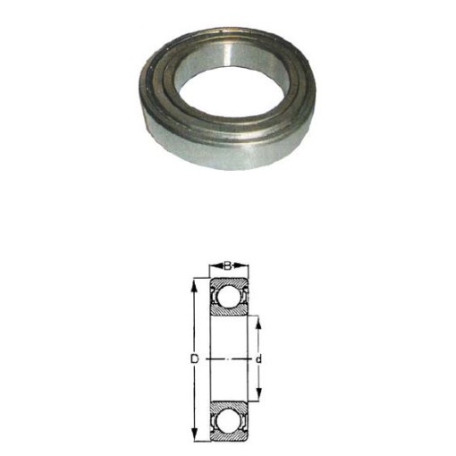 CUSCINETTI RADIALI A SFERE 6309-2Z 45 x 100 x 25