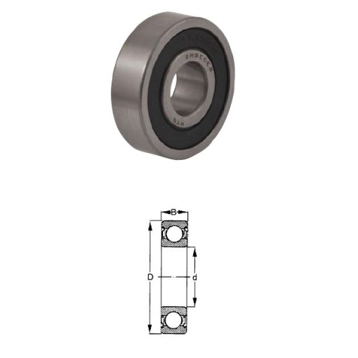 CUSCINETTI RADIALI A SFERE 6308-2RS 40X90X23