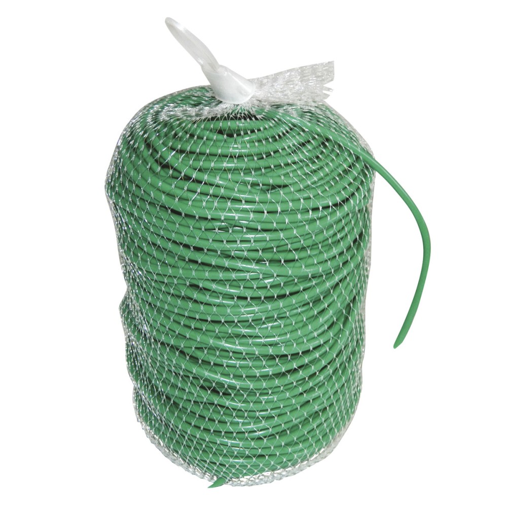 TUBETTO LEGATURE VERDE IN GOMITOLO VERTICALE CON RETE 1KG D.4mm