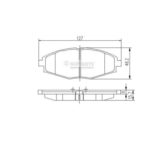 PASTICCHE FRENO CHEVROLET MATIZ 400826 -FDB1337