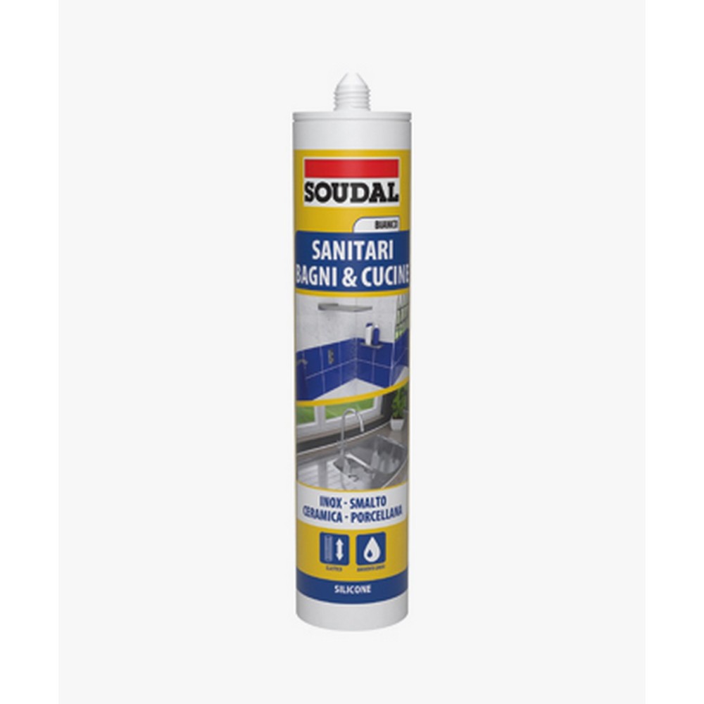 SILICONE ACETICO SANITARI SOUDAL